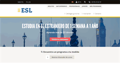 Desktop Screenshot of esl-idiomas.com
